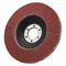 Flap Disc, Type 27, 4 1/2 Inch x 7/8 in, Ceramic, 40 Grit, Fiberglass Bk, High Density