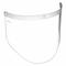 Faceshield Visor, Clear, Uncoated, Propionate, 9 Inch Visor Height