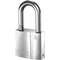 Keyed Padlock 3/8 inch Diameter 2 inch Height Silver