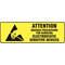 Label Attention Observe Precautions 2 x 5/8 500/rl
