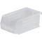 Hang/Stack Bin, 7-3/8 Inch Length, 4-1/8 Inch Width, 3 Inch Height, Clear