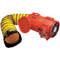 DC Plastic Axial Blower, 12 Inch Dia., With Canister and 25 Feet Ducting