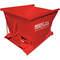 Self Dumping Hopper, 4000 lbs., Red