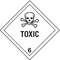 Dot Label 4 Inch H Toxic 4 Inch Width - Pack Of 250