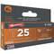 Heftklammern T25 Rund 1/4 x 3/8 - Packung mit 1000 Stück