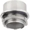 Hub Threaded 1/2 Inch 1-5/8 Inch Length 316 Stainless Steel