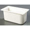 Third Size Food Pan 4 Quart Capacity White