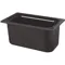 Third Size Food Pan 4 Quart Capacity Black