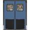 Swinging Door 8 x 6 Feet Cadet Blue