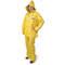 3 Piece Rainsuit With Detachable Hood Yellow Xl