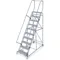 Rolling Ladder Unassembled Handrail Platform 90 Inch Height