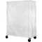 Cart Cover 60 x 24 x 63 White Nylon Zipper