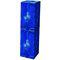 24 Gallon, Modular Quik-Assembly Poly Cabinet, Blue, Vertical