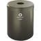 Stationary Recycling Container Can/bottles Brown