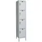 Box Locker 15 Inch Width x 18 Inch Depth x 78 Inch Height Light Grey