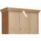 Locker Crown Molding Wood W 15 Inch H 3 In