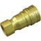 Coupler Body (F)NPT 3/8 Brass