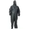 Hooded Chemical-Resistant Coverall Grey 2XL