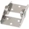 Torque Hinge with Holes, Square Corners, Stainless Steel