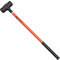 Sledge Hammer, 12 Lbs., 36 Inch Length, Black Grip, Fiberglass Handle, Orange