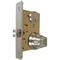 Antiligature Mortise Lockset Knob, Privacy, Marks C, Satin