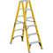 Twin Front Ladder Fiberglas 6 Fuß 375 Pfund.
