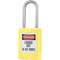 Lockout Padlock Keyed Alike Yellow 3/16in. - Pack Of 3