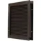 Louver No Vision Dark Bronze 24 x 18