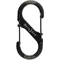 Locking Carabiner 3-3/5 In Steel Black