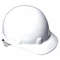 Hard Hat Front Brim Non-slotted 8 Ratchet White