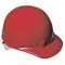 Hard Hat Front Brim Non-slotted 8 Ratchet Red