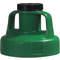 Utility Lid, 2 Inch Outlet Dia., Mid Green, HDPE