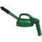 Stretch Spout Lid, 0.5 Inch Outlet Dia., Mid Green, HDPE