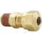 Air Brake Fitting, 3/16 Inch Outside Diameter, Brass