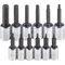 Socket Bit Set Square 12 Pieces High Alloy