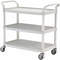 Utility Cart Off-white 39-3/4 In.h