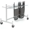 Folding Chair Table Storage Cart 400 lb.