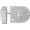 Gate Latch Satin Chrome