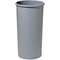 Open-top Trash Can Round 22 Gallon Gray