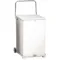 Step On Trash Can Square 40 Gallon White