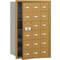 Horizontal Mailbox Usps 18 Doors Gold Fl 35-1/4 Inch