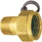 Non-swivel Hose Adapter Brass 1-1/4 Inch