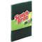 Scouring Pad Green 6 Inch L 3-7/8in W - Pack Of 24