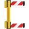 Belt Barrier Red With White Stripe 2 Inch Width