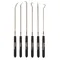 Pick/Hook Set Steel Shaft, Plastic Grips PK6