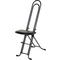 Ergonomischer Arbeitsstuhl, 220 lbs., 13-1/2 Zoll Sitzbreite, schwarz