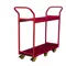 Narrow Aisle, Heavy Duty, 3-Shelf Cart, 800 lbs Capacity, 25 x 48-5/8 x 61-3/4 Inch Size