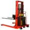 Fixed Base Fork Powered Stacker, 48 Inch O.D, 104 Inch Height