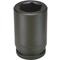 Deep Impact Socket, 1-1/2 Inch Drive, 6 Point, 2-7/16 Inch Size