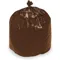 Recycled Can Liner 56 Gallon Brown - Pack Of 100